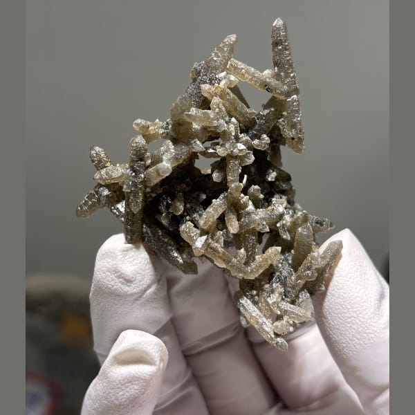 Multi-crystal joined quartz from Inner Mongolia — alternate view