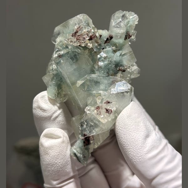 Double-sided apophyllite from India — alternate view