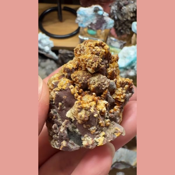Multicolor Calcite 5.5 cm, Inner Mongolia — complete view (video frame)