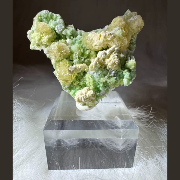 Yellow-Green Garden Gypsum Guizhou 5.0 cm — detail view