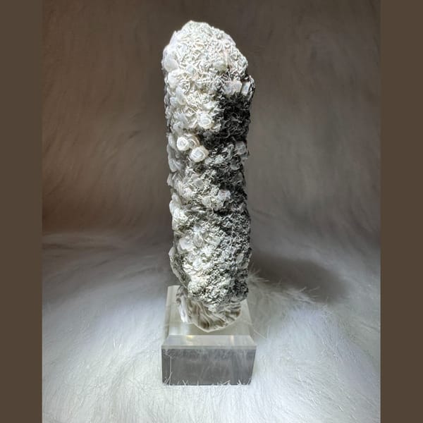 Quartz with Calcite Coating Inner Mongolia 8.5 cm — alternate view