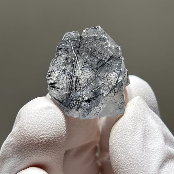 Yaogangxian fluorite with jamesonite — alternate view
