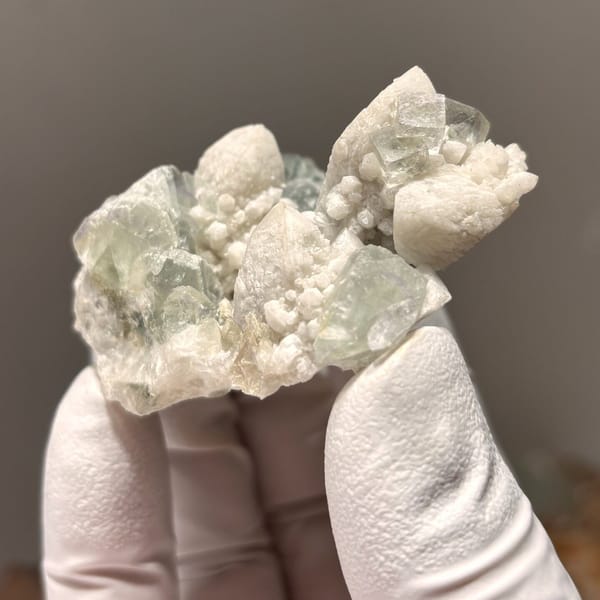 Quartz with fluorite C from Inner Mongolia — alternate view
