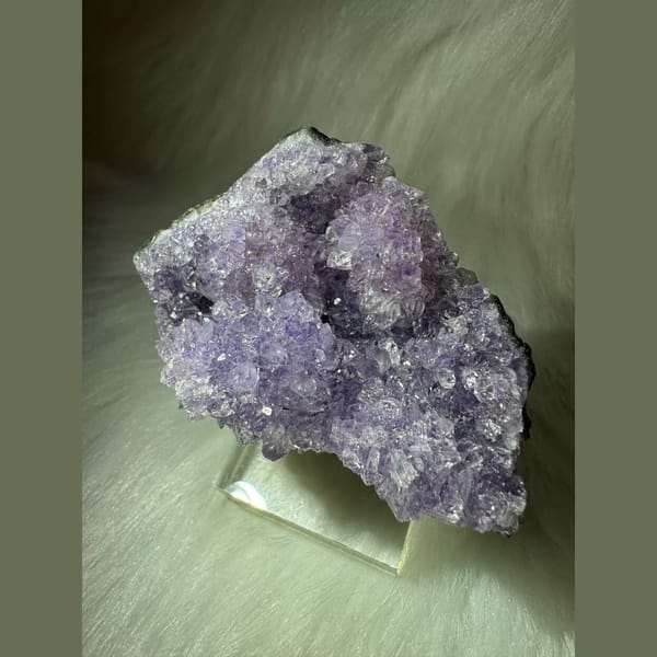 Purple Amethyst Cluster 6.0 cm — complete view