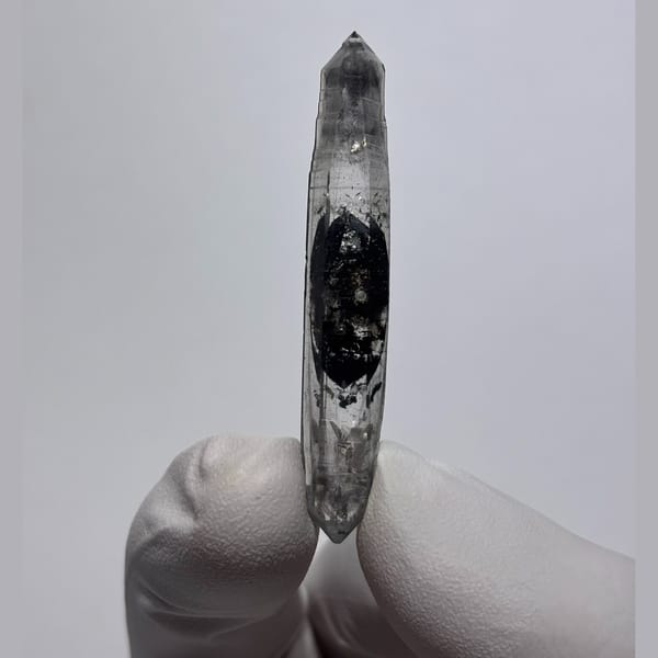 Candy-heart spirit needle from Yunnan — complete view