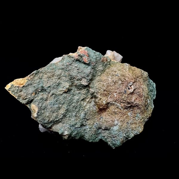 Pink quartz cluster from Morocco — alternate view