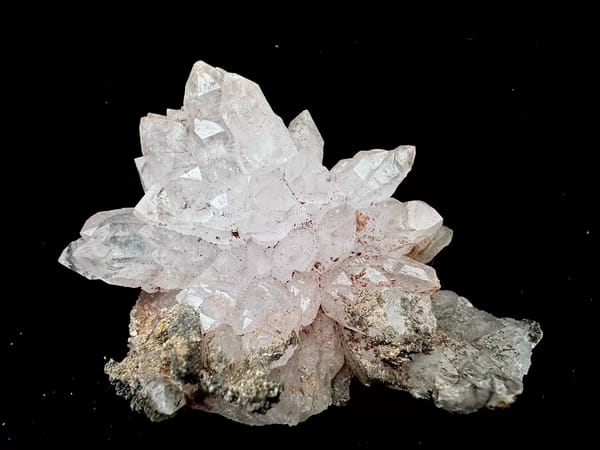 Pale Lavender Quartz Flower Cluster from Namibia — full specimen view 3 of 5