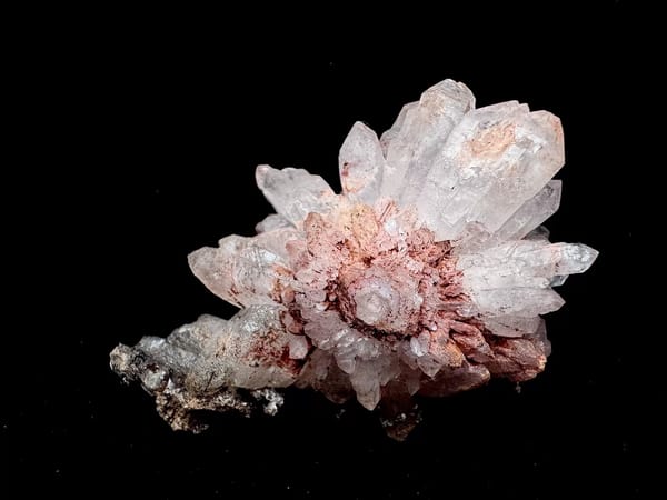Pale Lavender Quartz Flower Cluster from Namibia — full specimen view 4 of 5