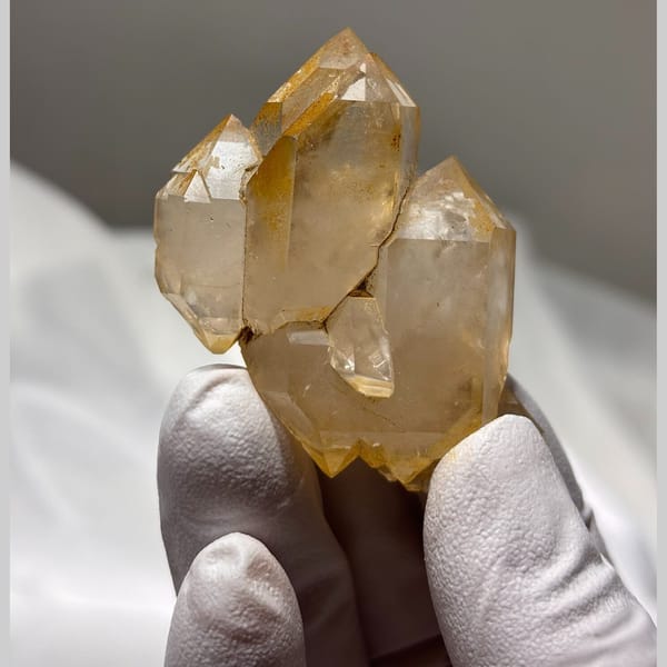 Freestanding Himalayan quartz from Pakistan — alternate view