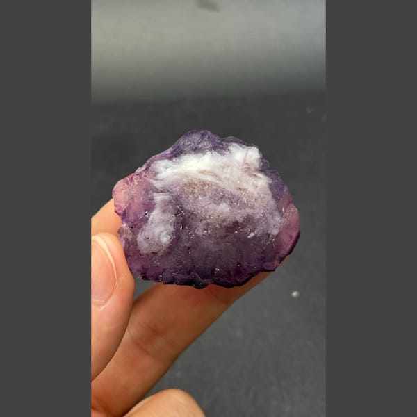 Purple fluorite C from Henan — detail view