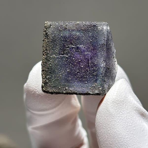 Translucent Yaogangxian fluorite — detail view