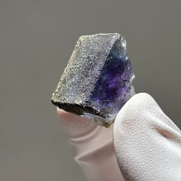 Translucent Yaogangxian fluorite — detail view