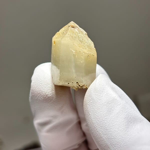 Freestanding rabbit-hair quartz B from Sichuan — alternate view
