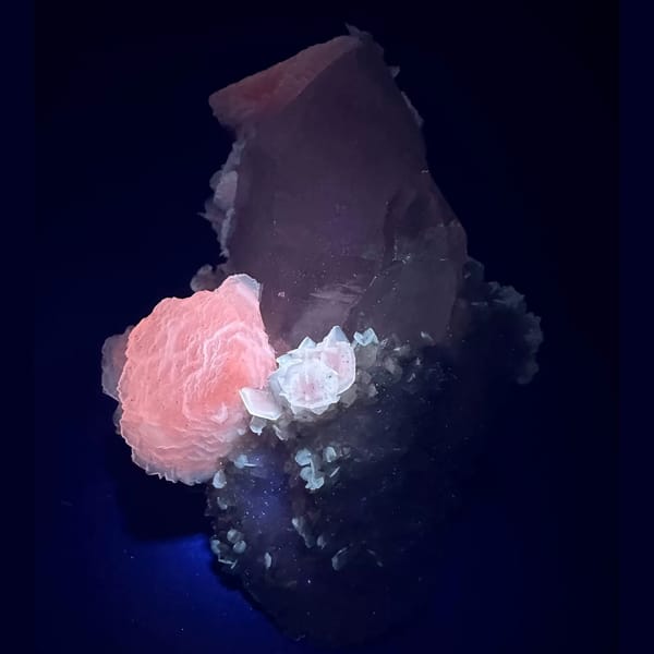 Quartz with Calcite and Dolomite Yaogangxian 7.7 cm — alternate view
