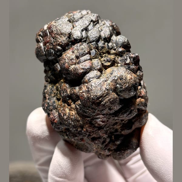 Matrix garnet specimen — complete view