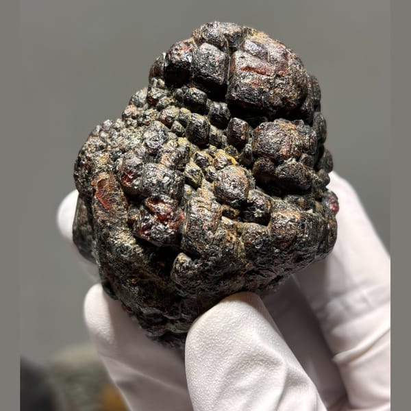 Matrix garnet specimen — alternate view