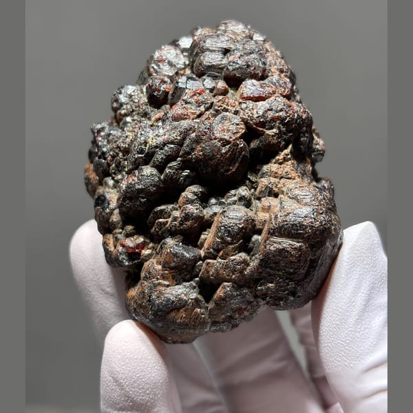 Matrix garnet specimen — alternate view