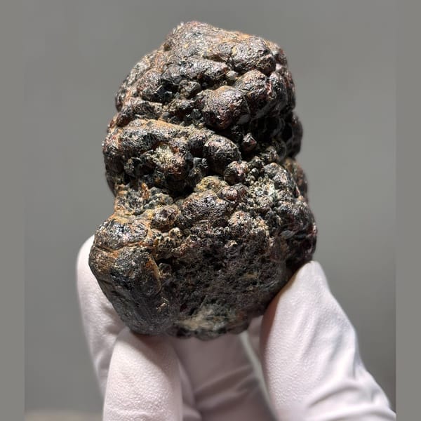 Matrix garnet specimen — detail view