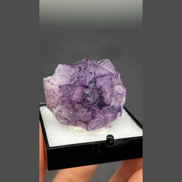 Purple fluorite D from Henan — alternate view