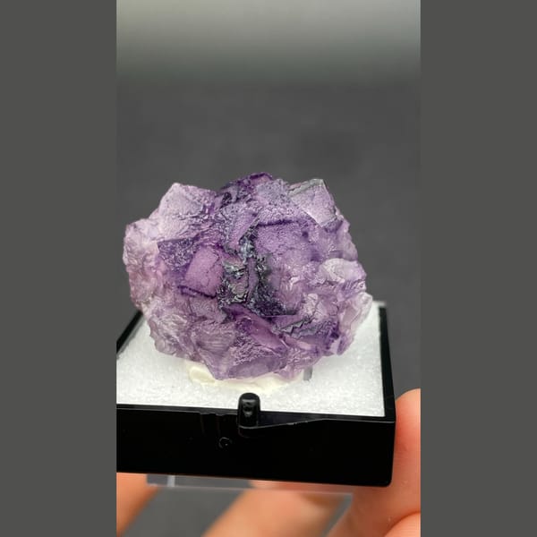 Purple fluorite D from Henan — alternate view