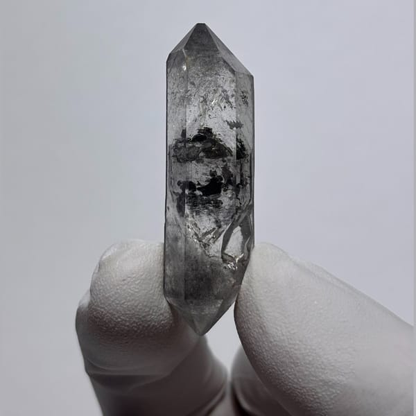 Fingerprint-surface spirit quartz from Yunnan — complete view