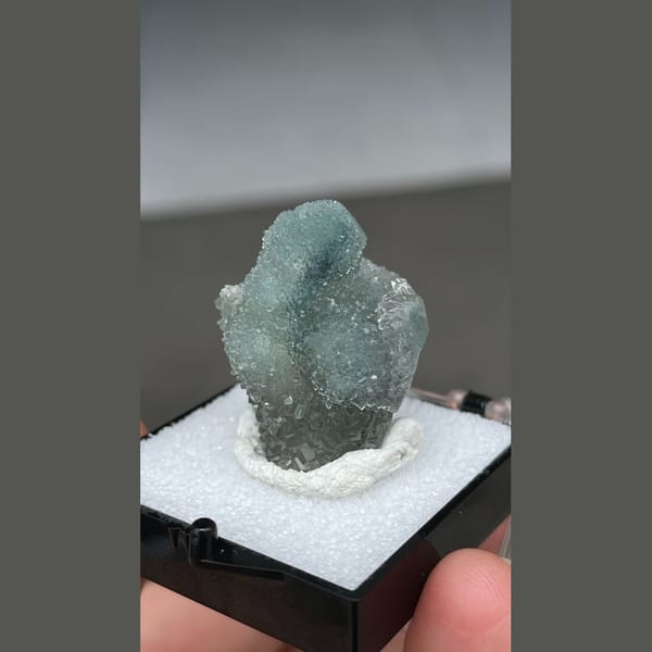 Chlorite included quartz from Brazil — complete view