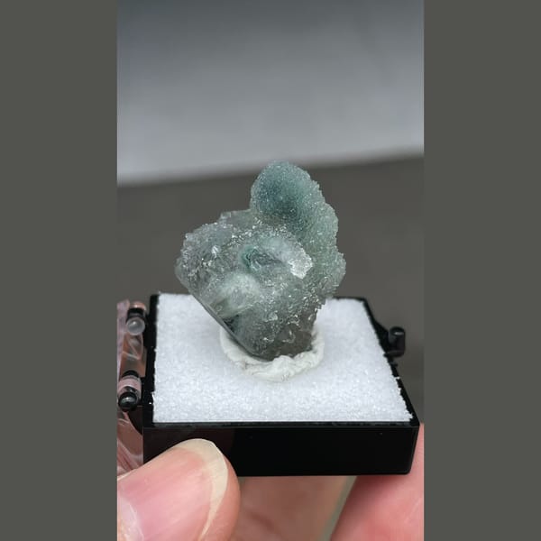 Chlorite included quartz from Brazil — alternate view