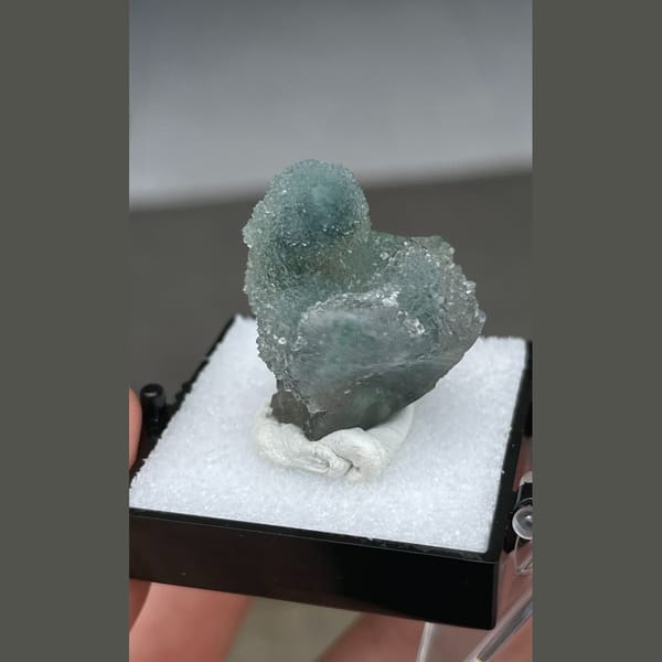 Chlorite included quartz from Brazil — detail view