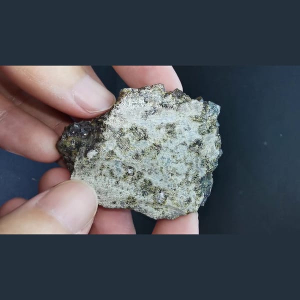 Sugary garnet crystal cluster — alternate view