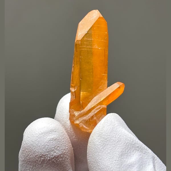 Orange-peel quartz from Brazil — alternate view