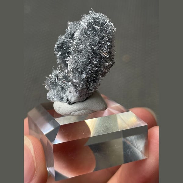 Clear quartz from Fujian — detail view