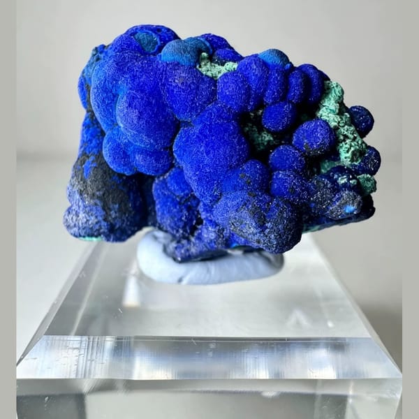 Blue Azurite with Malachite 3.0 cm, Laos