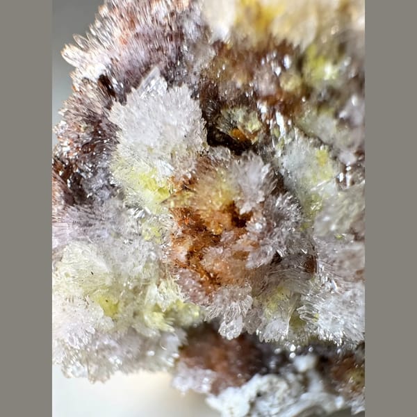 Creedite with Carlhintzeite, Yellow-White-Green 4.0 cm — alternate view