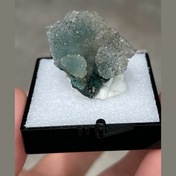 Chlorite-included quartz from Brazil — alternate view