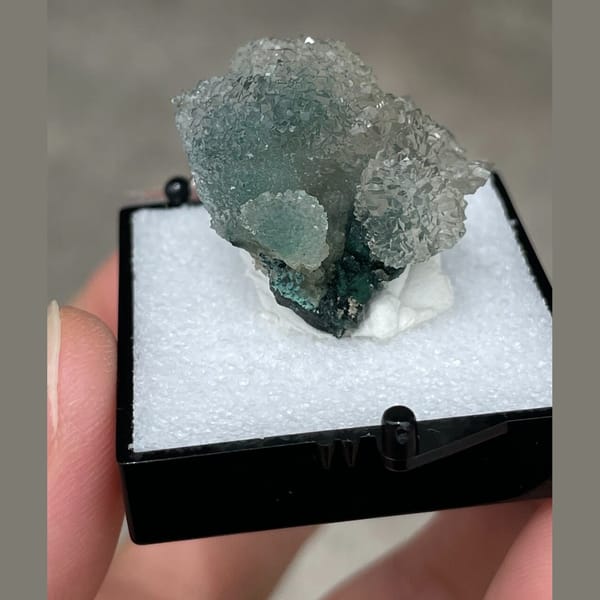 Chlorite-included quartz from Brazil — alternate view