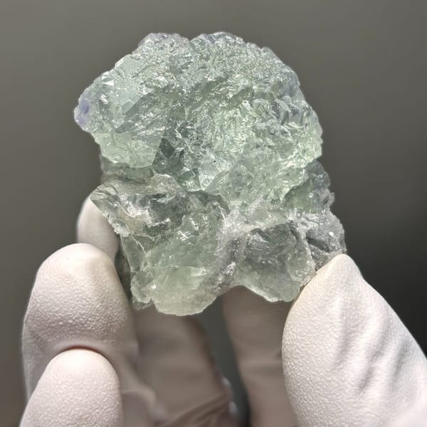 Cracked fluorite from Hunan — alternate view
