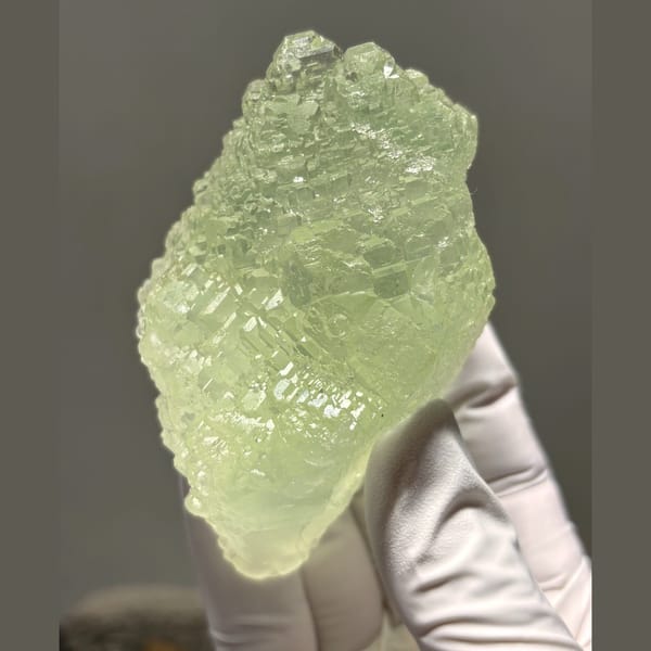Complete stepped fluorite — alternate view