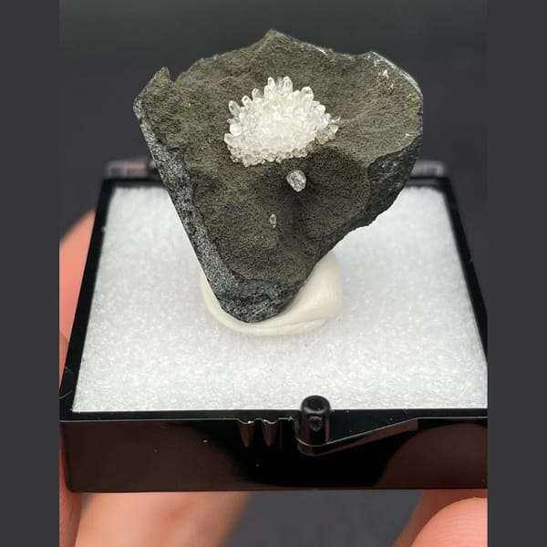 Flower-form calcite from Vietnam — alternate view