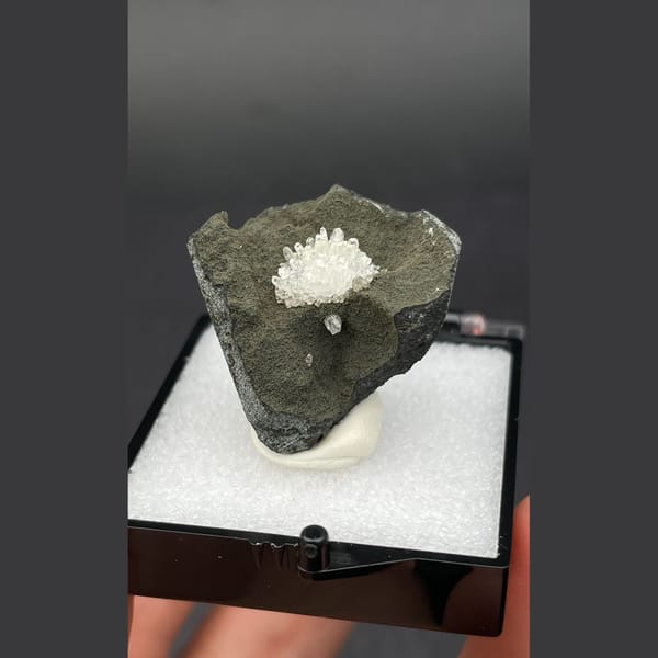 Flower-form calcite from Vietnam — alternate view
