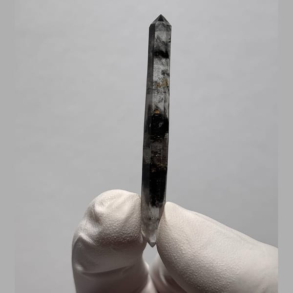 Slender long DT Yunnan quartz — alternate view