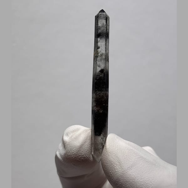 Slender long DT Yunnan quartz — detail view