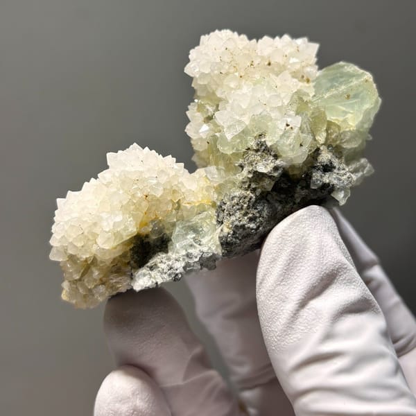 Fujian quartz with fluorite — alternate view