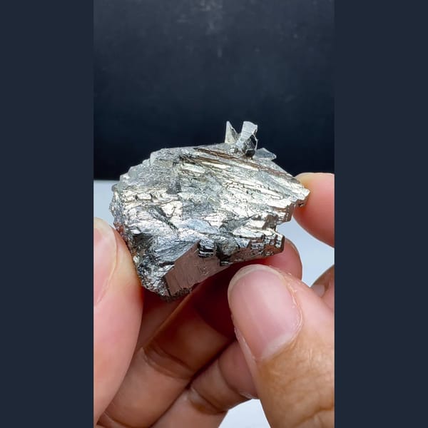 Twisted Arsenopyrite Crystal Yaogangxian 3.4 cm — alternate view