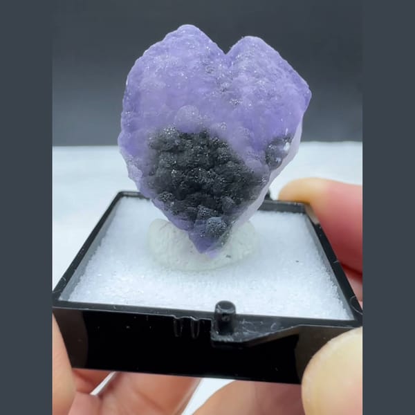 Lavender Fluorite with Chlorite Yaogangxian 3.0 cm — alternate view
