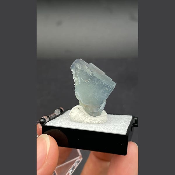 Blue fluorite from Beijing — alternate view
