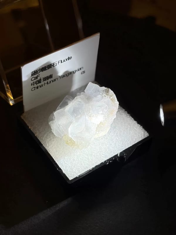 Sugar-Coated Pale Blue Fluorite — Yaogangxian, Hunan, China, natural mineral specimen, photo 3 of 3
