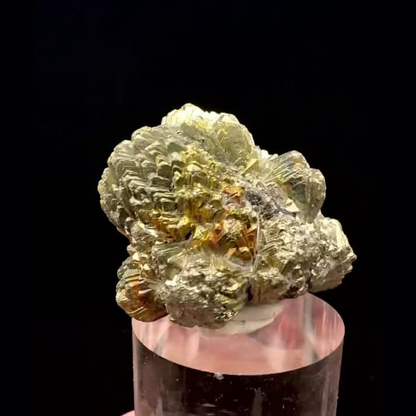 Flower-shaped bladed pyrite after marcasite from Pakistan — alternate view