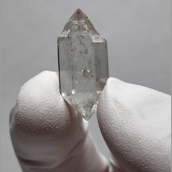 DT Yunnan quartz with calcite — alternate view