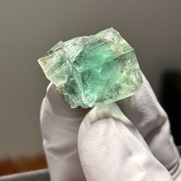 Mining-base Xianghualing fluorite — alternate view