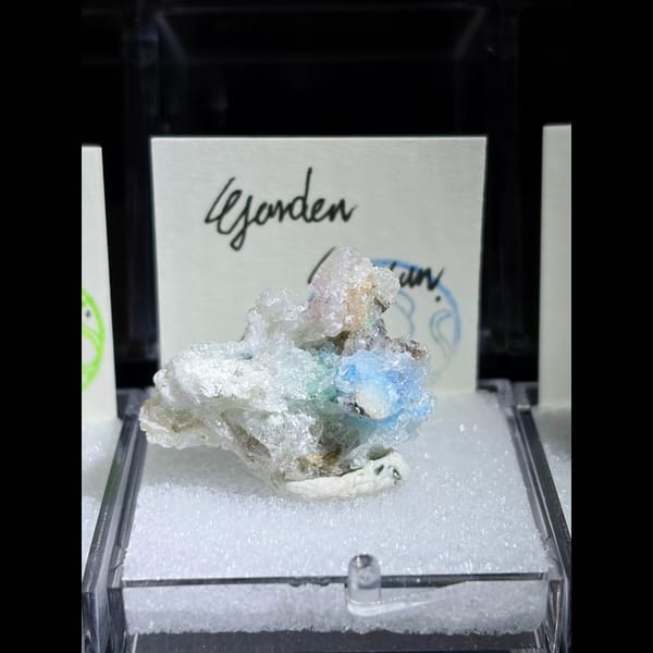 Four small Garden Gypsum creedite pieces — alternate view